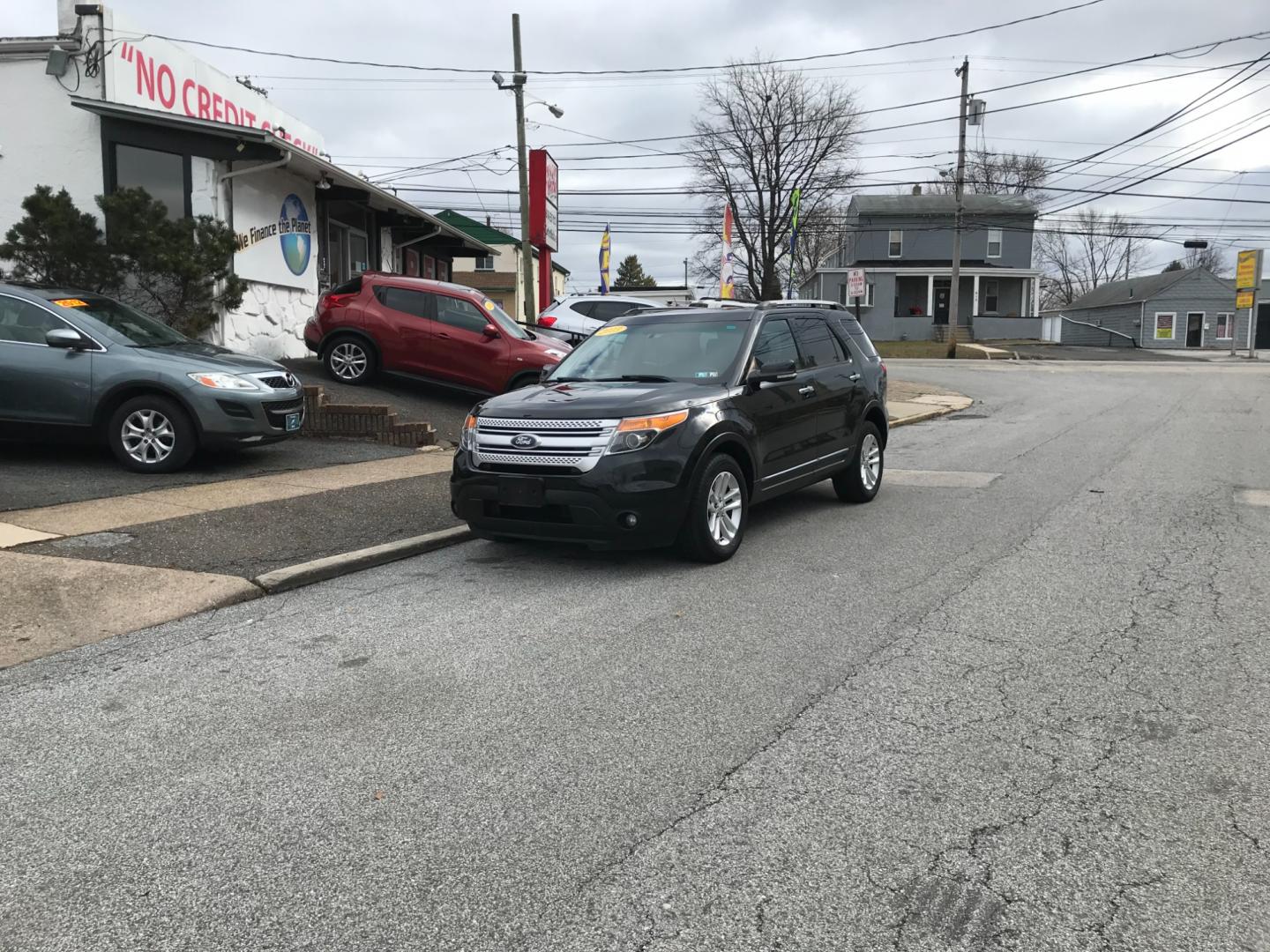 2013 Black /Black Ford Explorer XLT (1FM5K8D89DG) with an 3.5 V6 engine, Automatic transmission, located at 577 Chester Pike, Prospect Park, PA, 19076, (610) 237-1015, 39.886154, -75.302338 - Photo#1